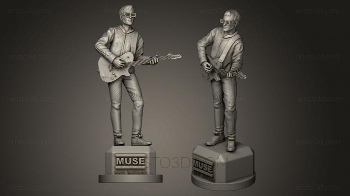 Statues of famous people (STKC_0079) 3D model for CNC machine